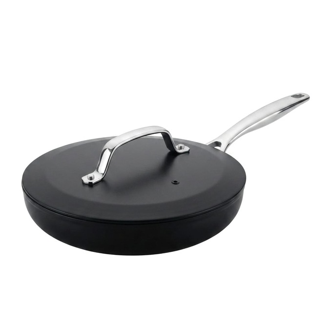 Gotham Steel 11-Piece Modern Kitchen Cookware Set, Black, large