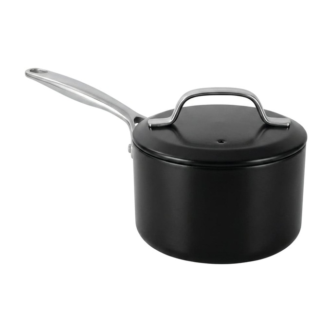 Gotham Steel 11-Piece Modern Kitchen Cookware Set, Black, large