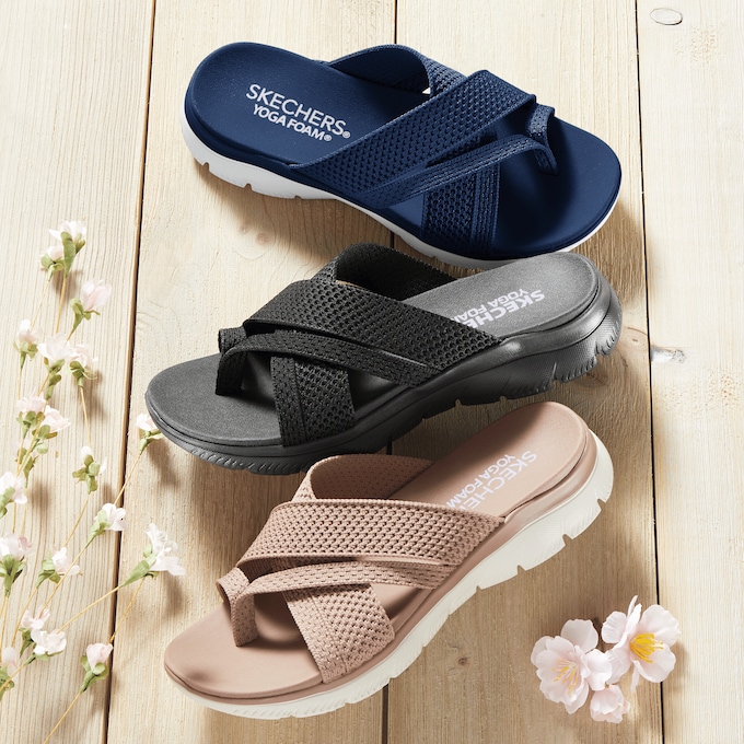 Skechers Summits Fantasy Walk Sandal with Yoga Foam Footbed, , large