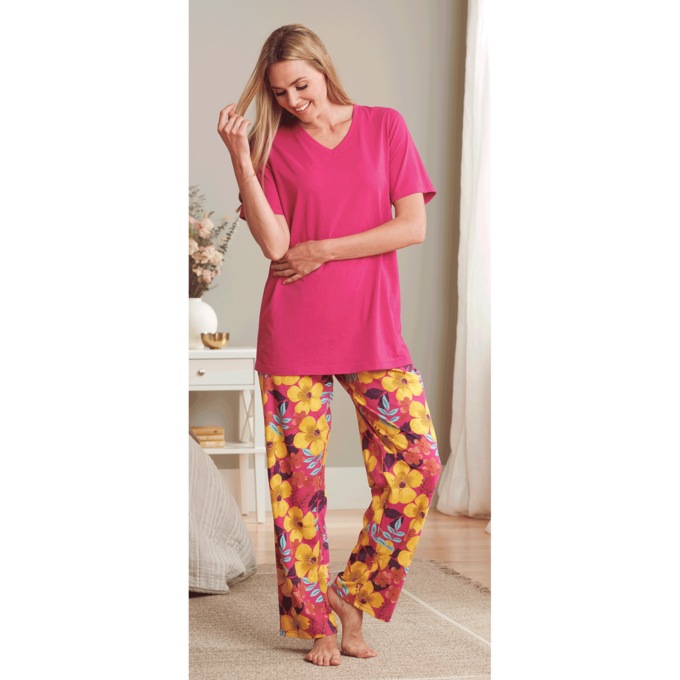 PJ Set with Free Shorts, , large