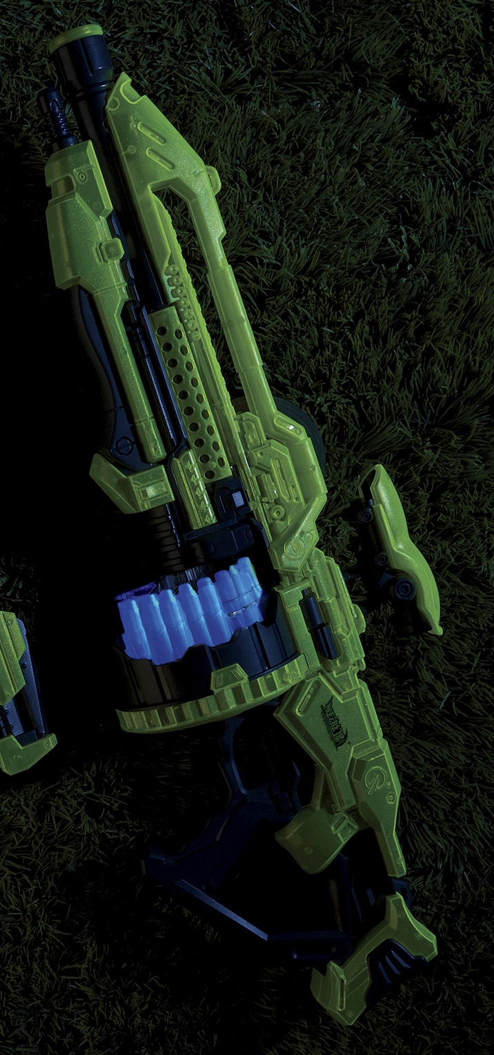 glow in the dark dart blaster