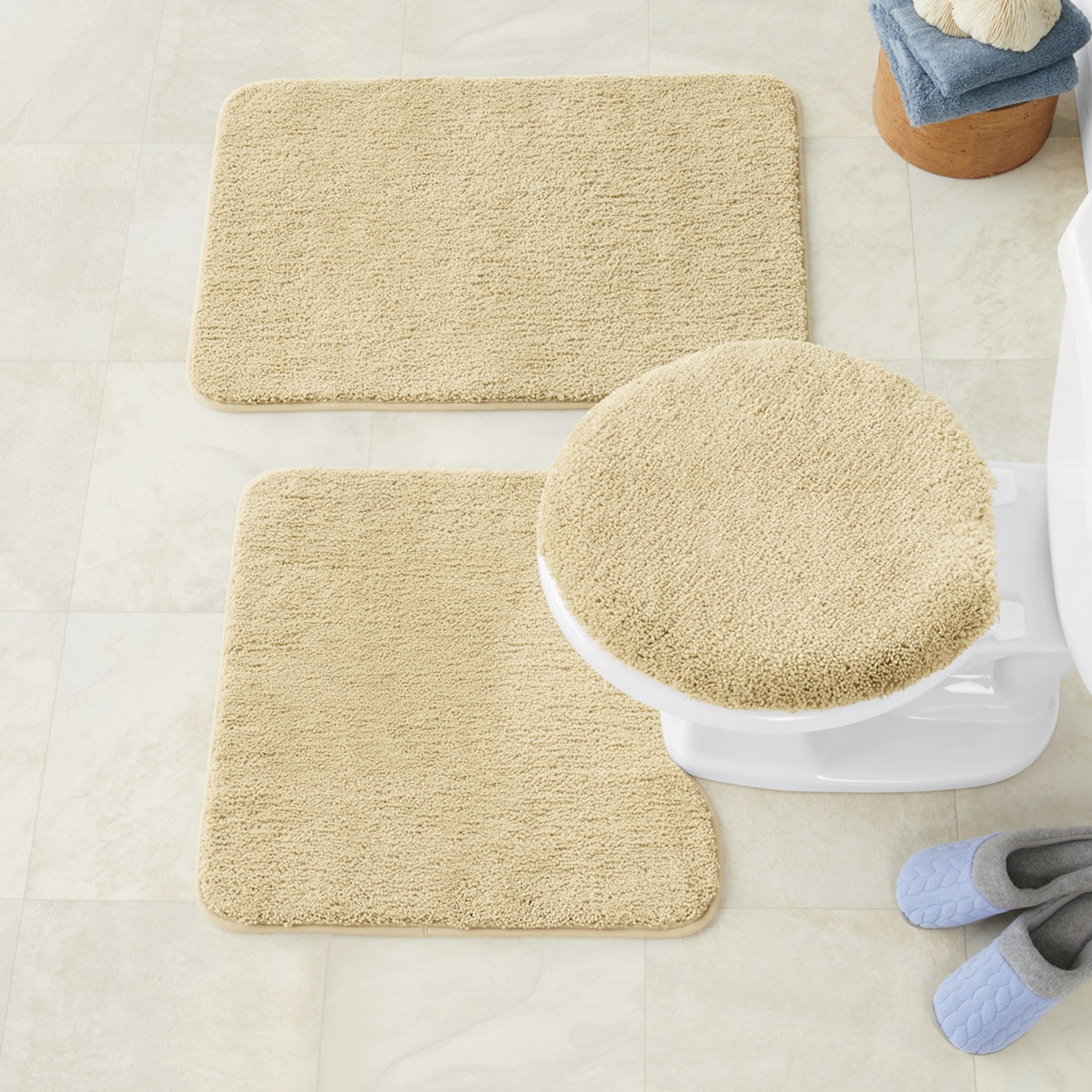 Mayfair 3 Piece Bath Mat Set Montgomery Ward