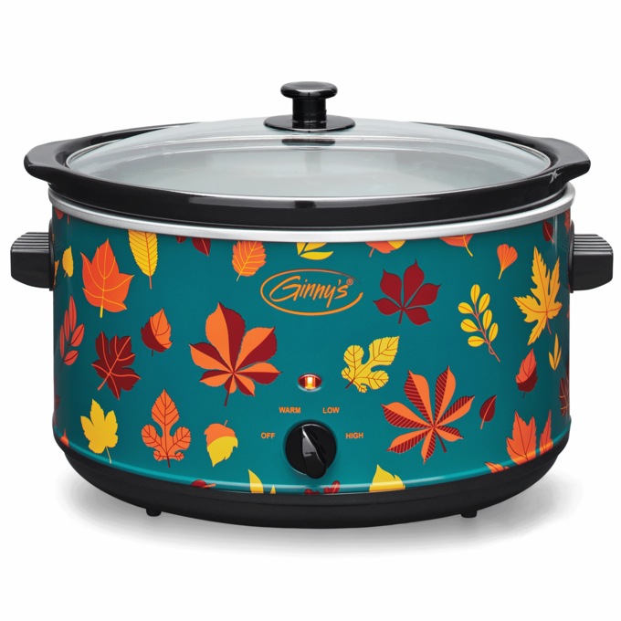Ginny's 8.5-qt. Slow Cooker, Leaves, large