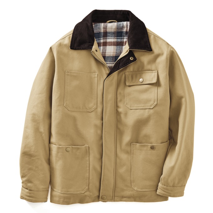 Flannel Lined Barn Coat Montgomery Ward