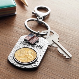 Bicentennial Quarter Keychain, , large