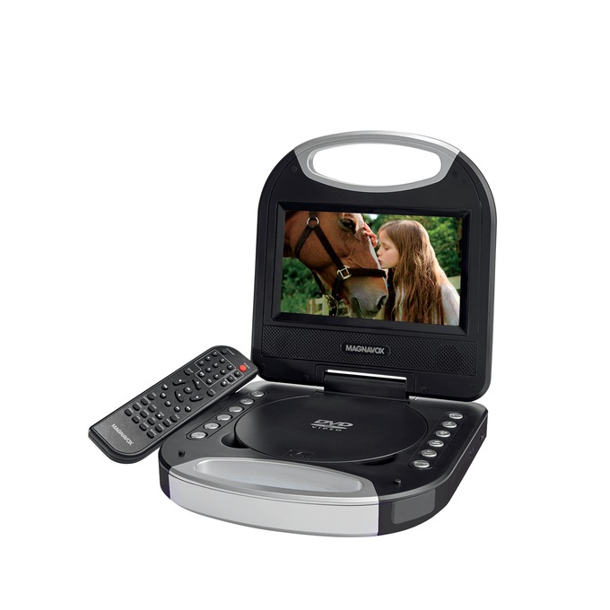 Magnavox 7" Portable DVD/CD Player, , large
