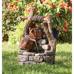 Rustic Well Fountain, , large