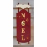 Joy or Noel Lit Sled Porch Sign, , large