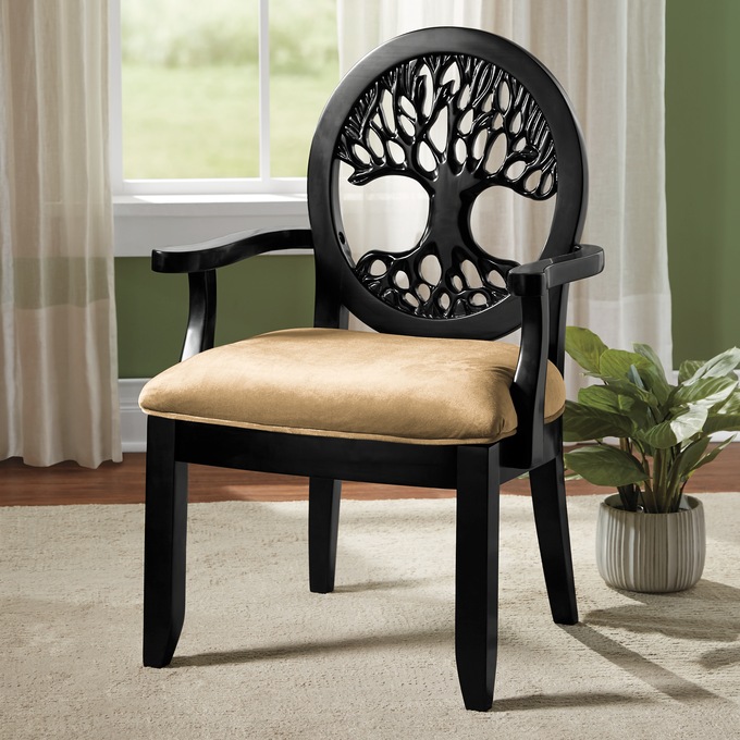 Carved Tree Chair, , large