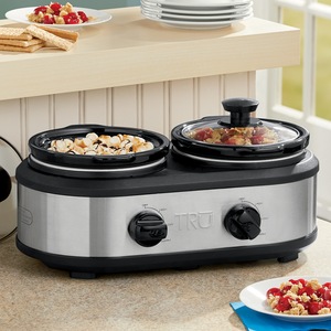 Tru® Double Slow Cooker, , large