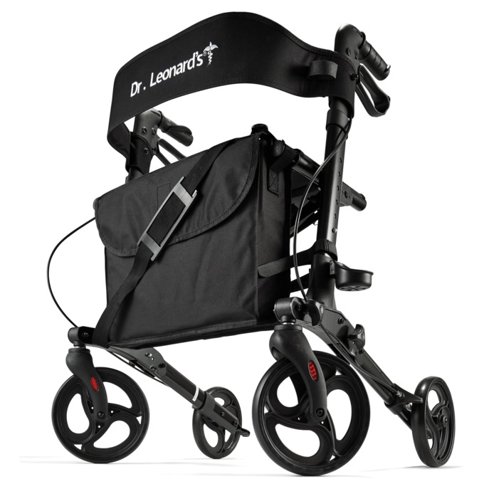 Dr. Leonard's&reg; Foldable Aluminum Rollator, , large