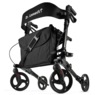 Dr. Leonard's&reg; Foldable Aluminum Rollator, , large