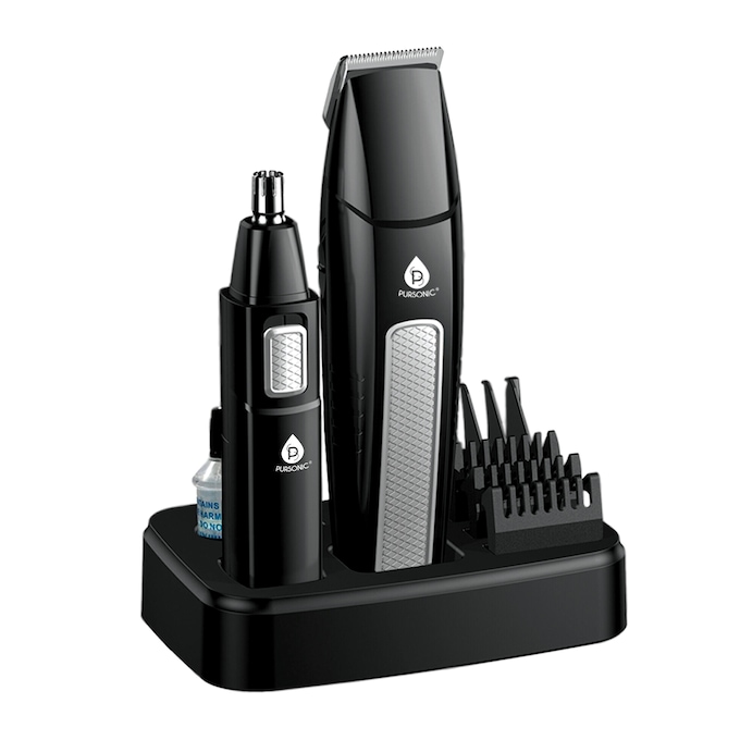 Men's Grooming Kit with Stand , , large