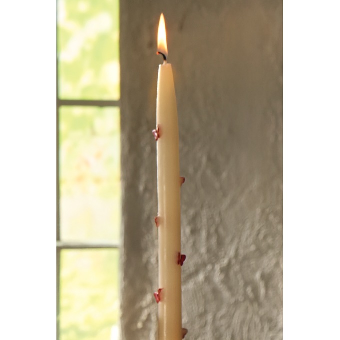 Set of 2 Icon Candle Tapers, White, large