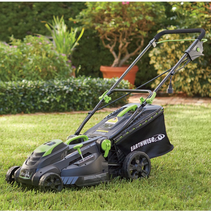 Earthwise 19" Corded Electric Mower, , large