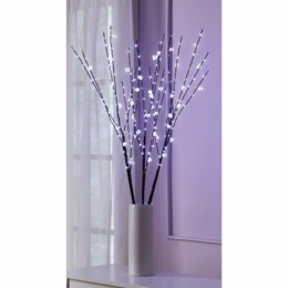 Lit Willow Branches, , large