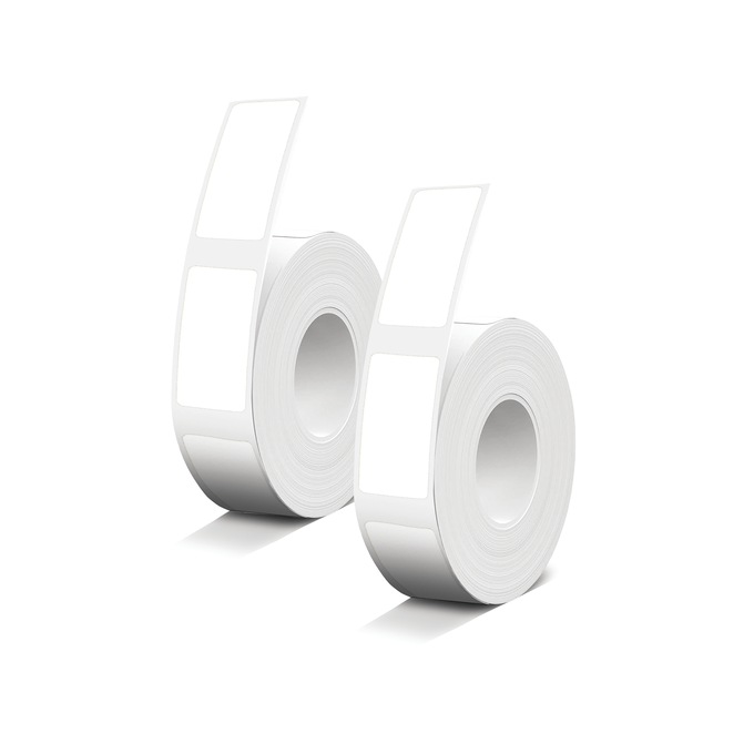 Pack of 2 Label Maker Refill Rolls, White, large