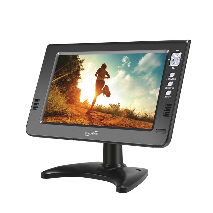 Supersonic 9" Portable TV with Radio, , large