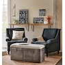 Galvanized Metal Storage Trunk Bench, , large