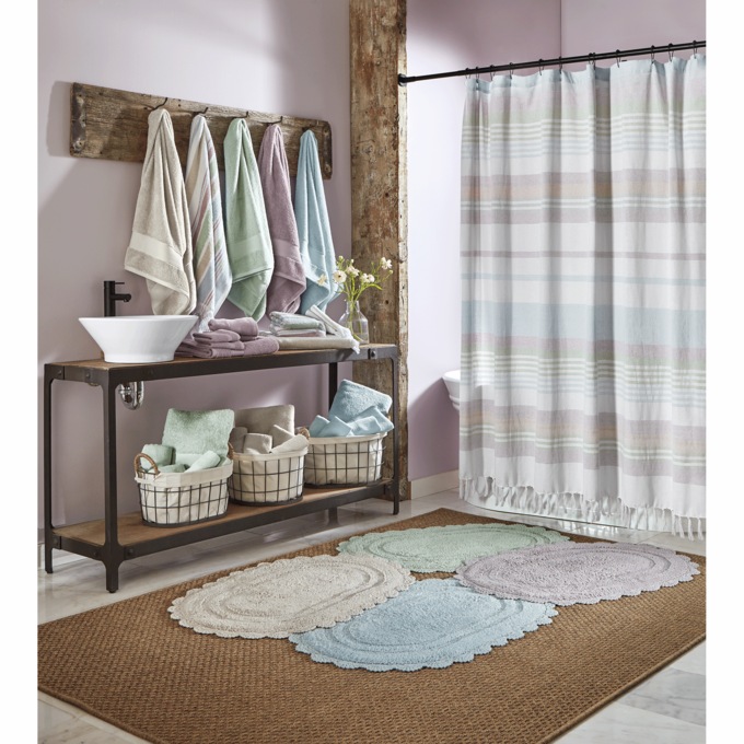 6-Piece Pure Bliss Cotton Towel Set, , large