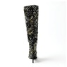 Azalea Wang Jimena Sequin Boot for Women with Checkered Pattern and 3&rdquo; Heel, , large