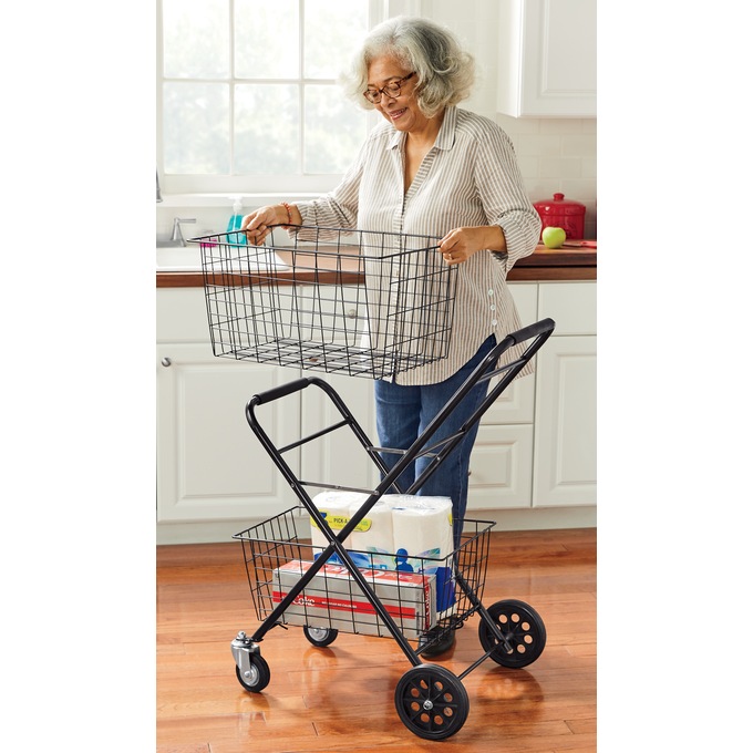 2-Tier Shopping Cart, , large