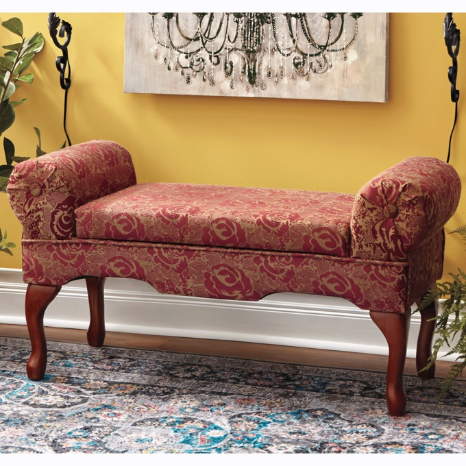 Chaise lounge storage discount bench