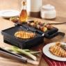 Elite Gourmet 2-in-1 Panini Press & Indoor Grill, Black Stainless Steel, large