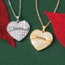 Name Heart Crystal Pendant, , large