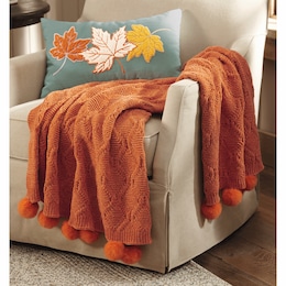 Pom-Pom Throw, , large