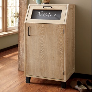 Caroline Chalkboard Trash Cabinet, , large