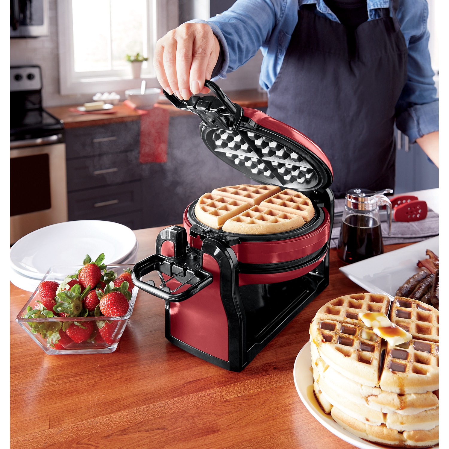 Double Waffle Maker by Ginny's Montgomery Ward