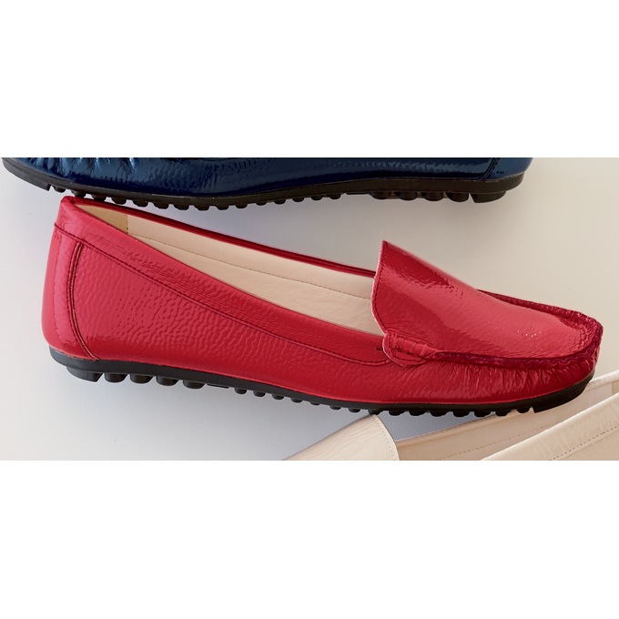 Crinkle Patent Slip On, , large