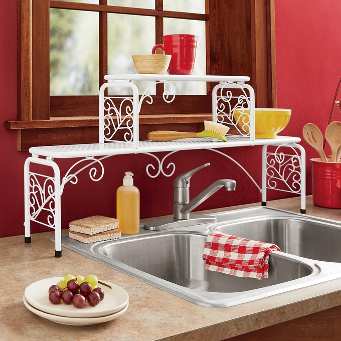 2 Tier Scroll Sink Shelf