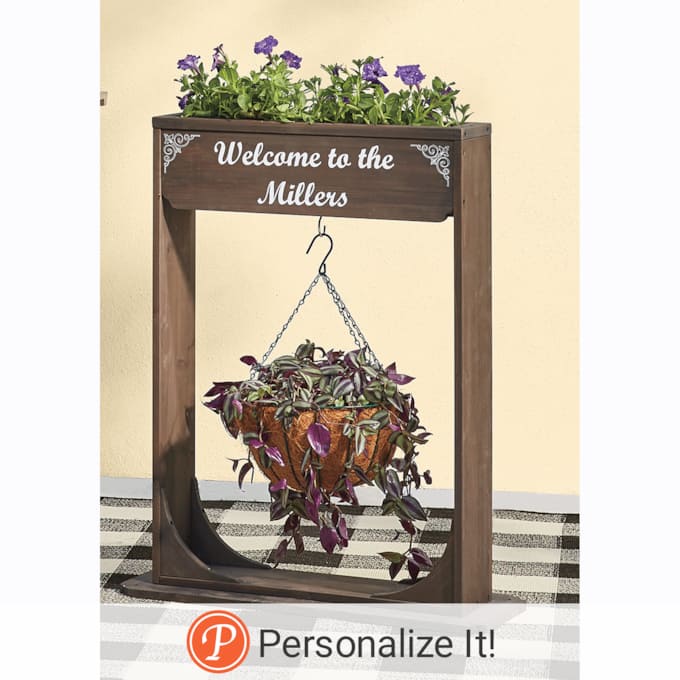 Welcome Hanging Plant Stand, , large