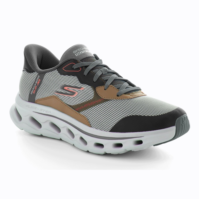 Skechers Men’s Slip-Ins GO WALK Glide-Step 2.0 Lace Up, , large