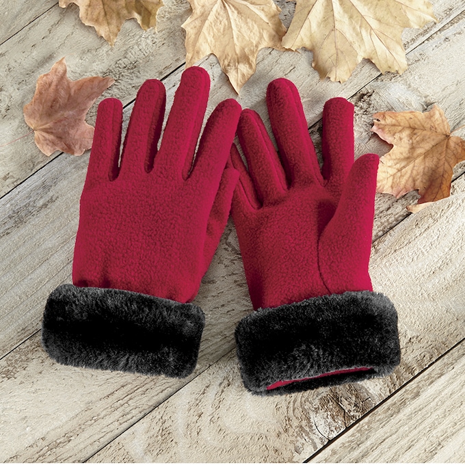 Fleece Gloves, , large