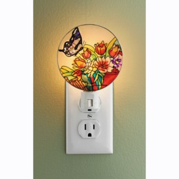 Glass Butterfly Night Light, , large