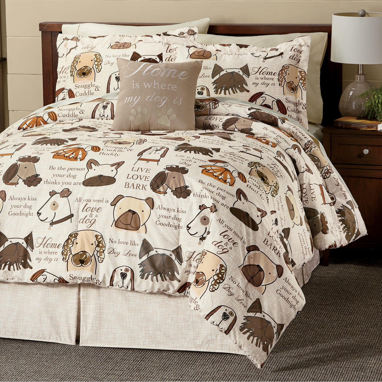 Dogs Comforter Set Montgomery Ward