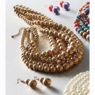 Multi-Strand Bead Necklace and Earring Set, , large
