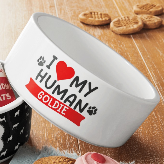 Personalized Large Pet Bowl, , large