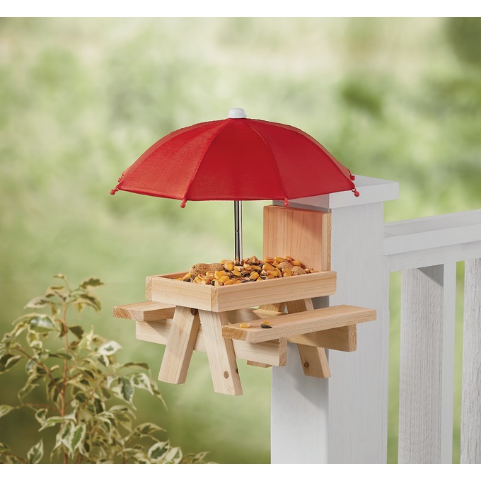 Squirrel Feeder with Umbrella, , large