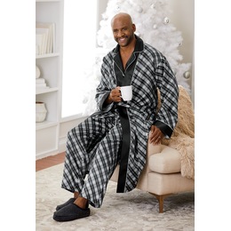 Buy Both Black White Pajamas Robe by Steve Harvey and Save, , large