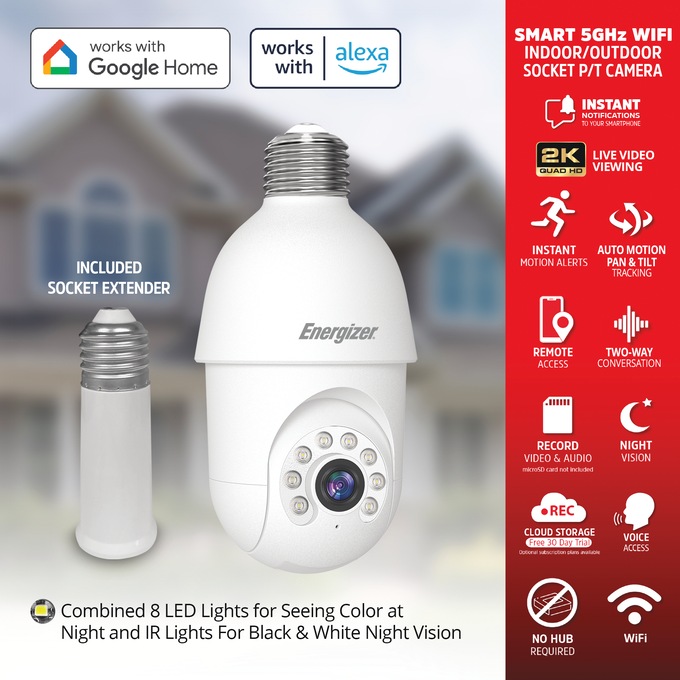 Energizer Smart Socket Camera, , large