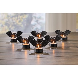 Set of 6 Holiday Candleholders, , large