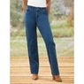 Denim Moves Straight Leg Jean, , large