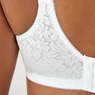 Bali Wireless Lace Double Support Bra with Adjustable Straps, White, large