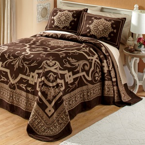 Queensbury Jacquard Bedspread, , large