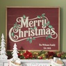 Vintage Merry Christmas Lit Barnwood Sign, , large