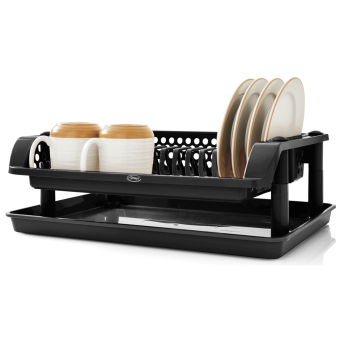 Ginny's Single-Tier Dish Rack with Tray, , large